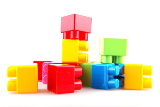 Plastic building blocks