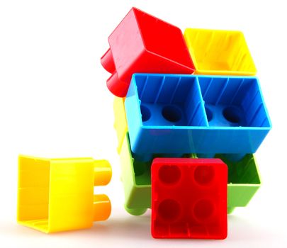 Plastic building blocks