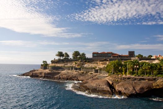 Tenerife beach coast Las Americas