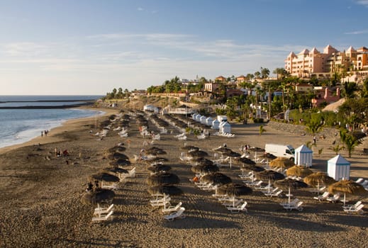Tenerife beach coast Las Americas