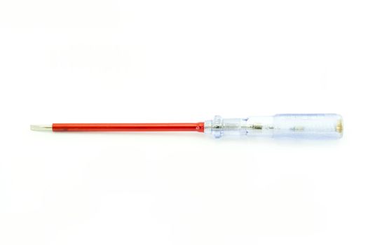 Electric screwdriver isolate with white background.