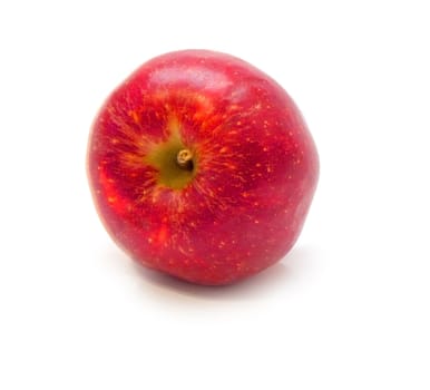 red apple isolated on white