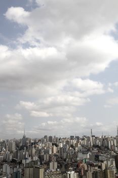 Skyline of Sao Paulo, Brazil.