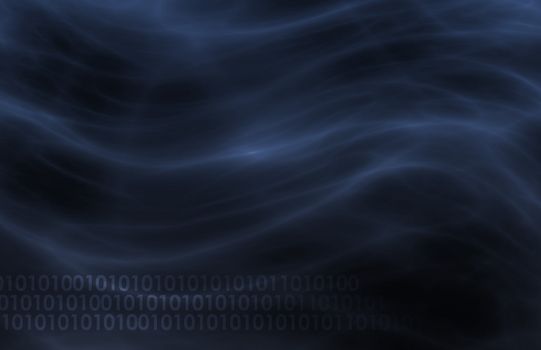 Science Technology Data as a Abstract Art