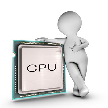 A character relies on a powerful CPU (Central processing unit)