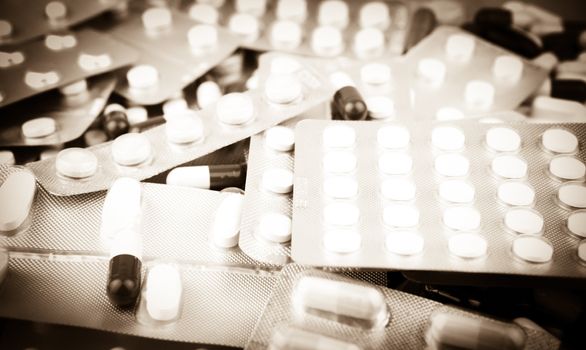 Packs of pills