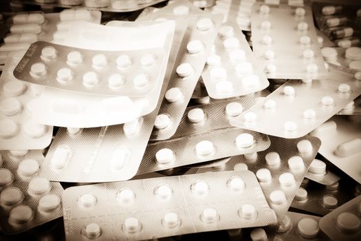 Packs of pills