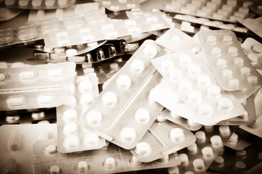 Packs of pills
