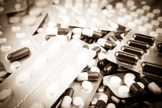 Packs of pills