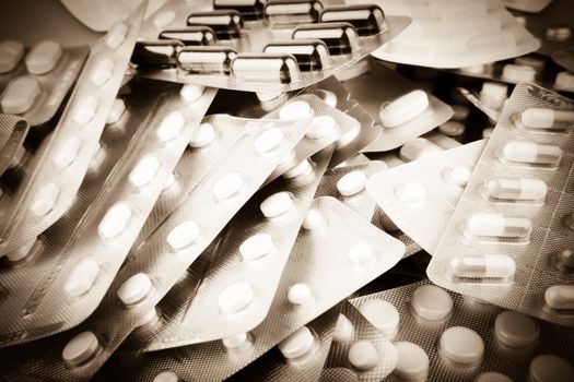 Packs of pills