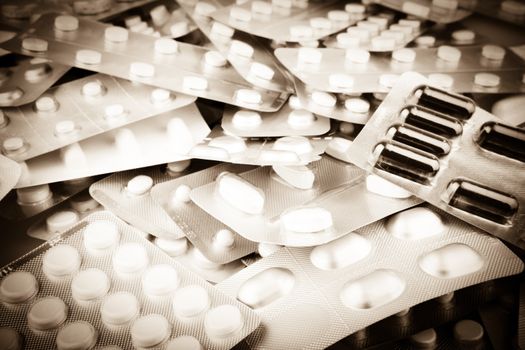 Packs of pills
