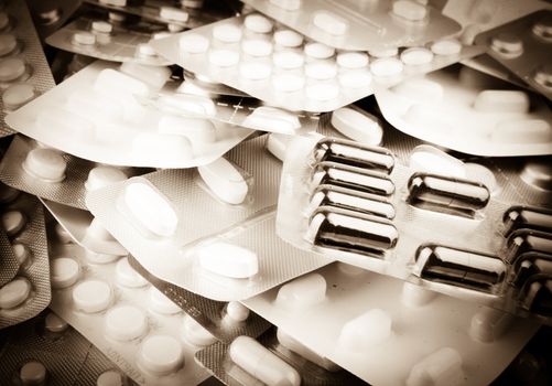 Packs of pills