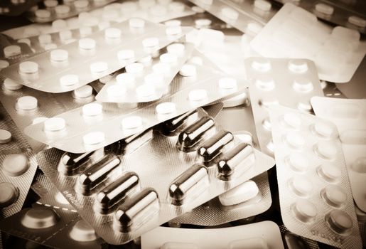 Packs of pills