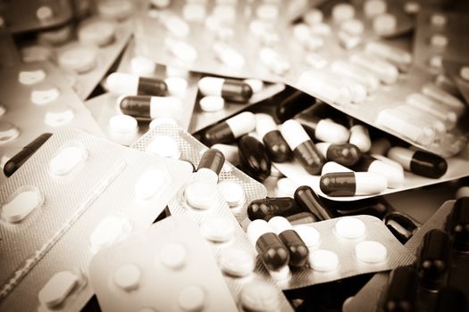Packs of pills