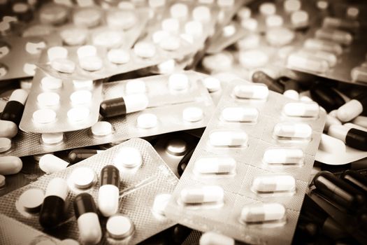 Packs of pills