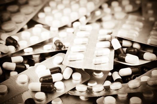 Packs of pills