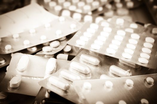 Packs of pills