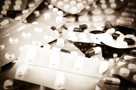 Packs of pills