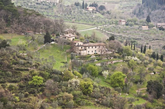 farmland and countryside in Chianti, Tuscany, Italy