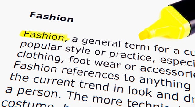 Text highlighted in yellow with felt tip pen