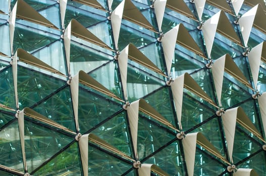Esplanade opera building in Singapore is known as the big durian to locals for its unique roofing style