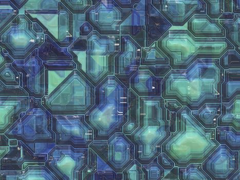 Circuit Board Illustration Background