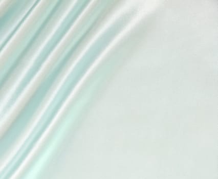 Smooth elegant blue silk can use as background 