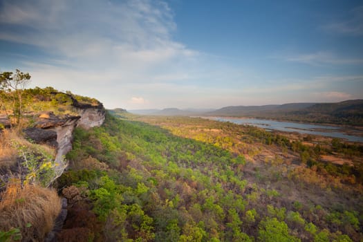 Phatam National Park with Mekong river in Thailand