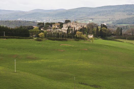 farmland and countryside in Chianti, Tuscany, Italy