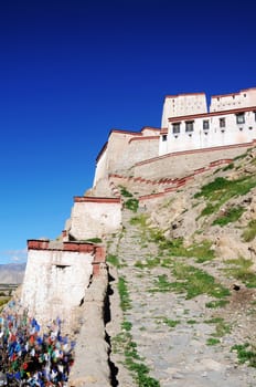 Landmark of a famous ancient Tibetan castle