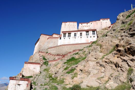 Landmark of a famous ancient Tibetan castle
