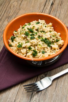 risotto with mushrooms