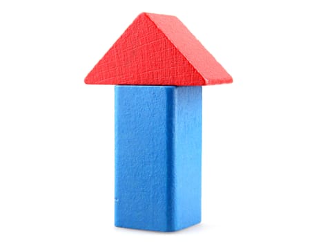 Wooden building blocks.