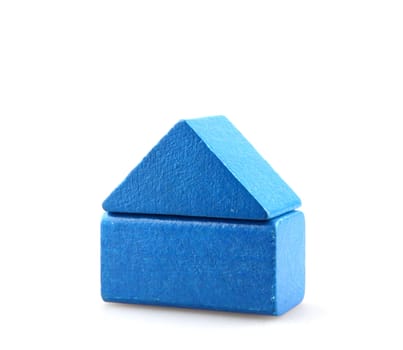 Wooden building blocks.