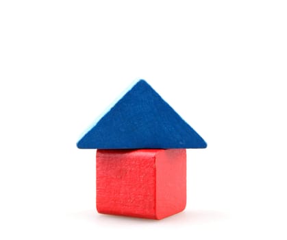 Wooden building blocks.