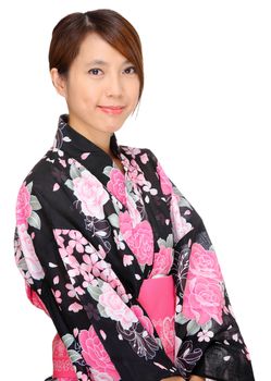 woman in kimono, Japan cloth