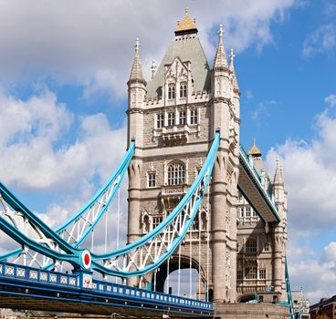 Panorama of London Tower Bridge Landmark of England United Kingdom