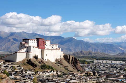 Landmark of a famous ancient Tibetan castle