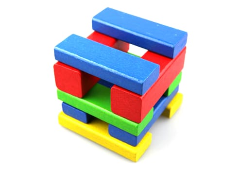 Wooden building blocks