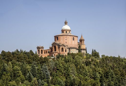 Sanctuary of the Madonna di San Luca located in the italian city of Bologna.