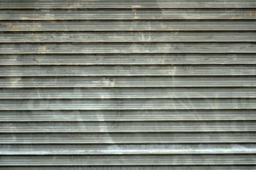 Background Texture Of Urban Grungy Building Shutters
