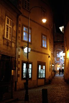 Night view of Vienna, Austria