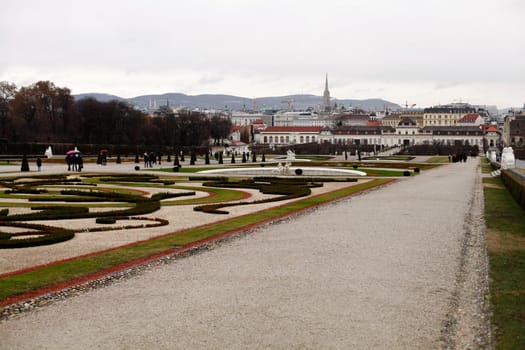 Beautiful views of European cities, central Europe