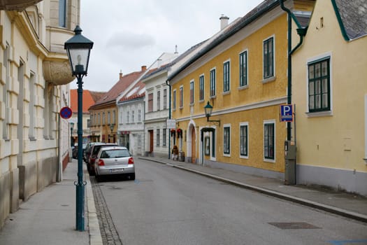 Beautiful views of European cities, central Europe