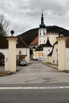 Beautiful views of European cities, central Europe