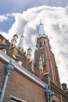 The  church in Delft in the Netherlands 