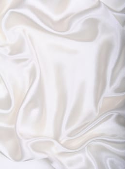 Smooth elegant white silk as wedding background