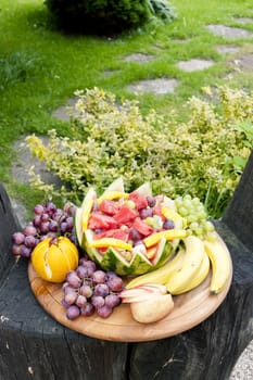 fruit still life with water melon