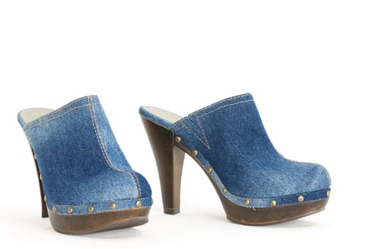 denim clogs