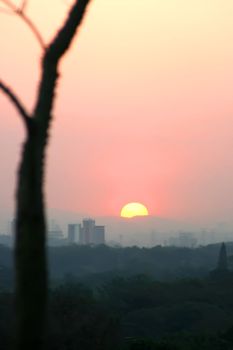 Skyline of Sao Paulo, Brazil.